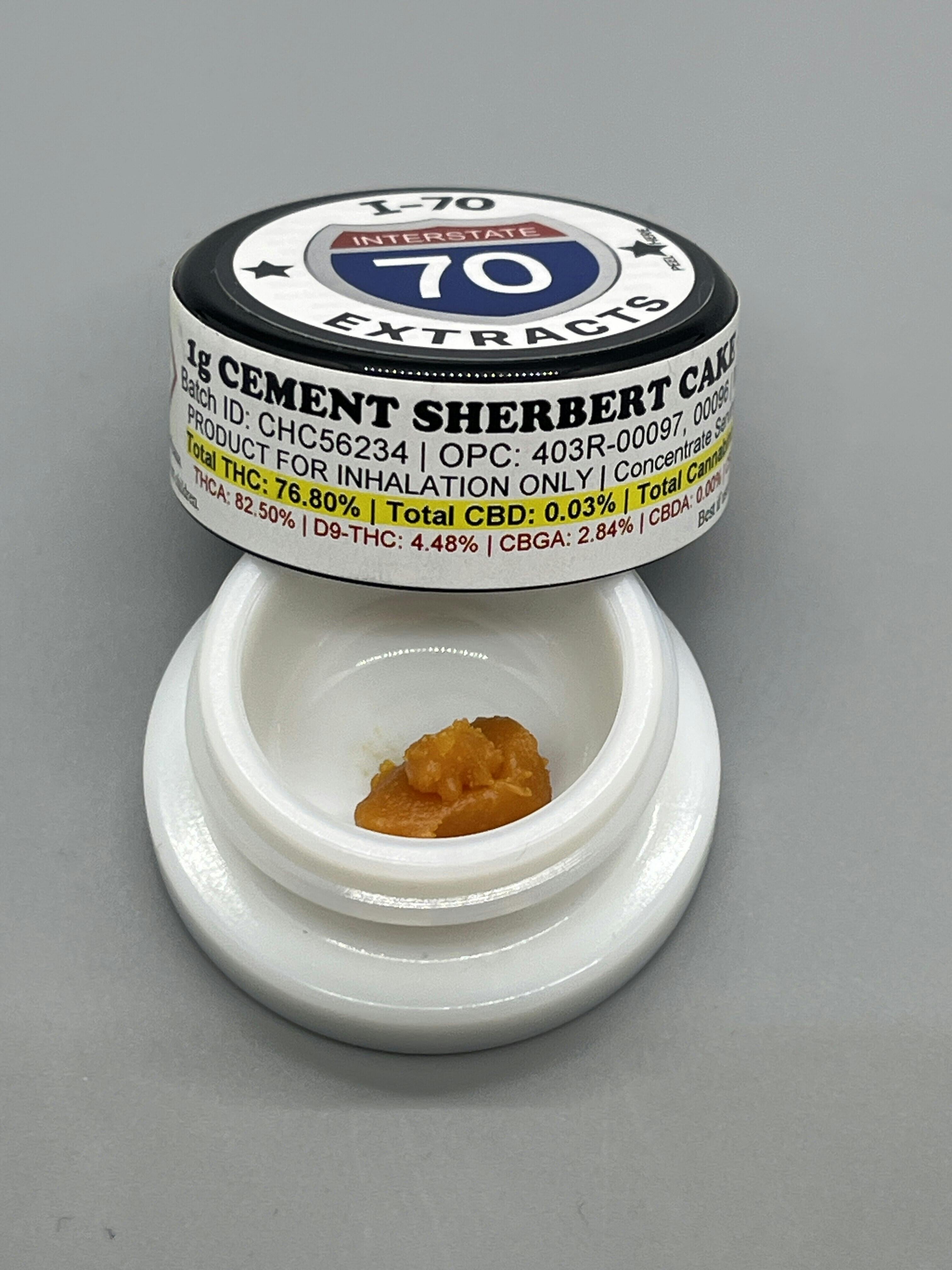 Denver Dabs 1G Wax | Cement Sherbert Cake