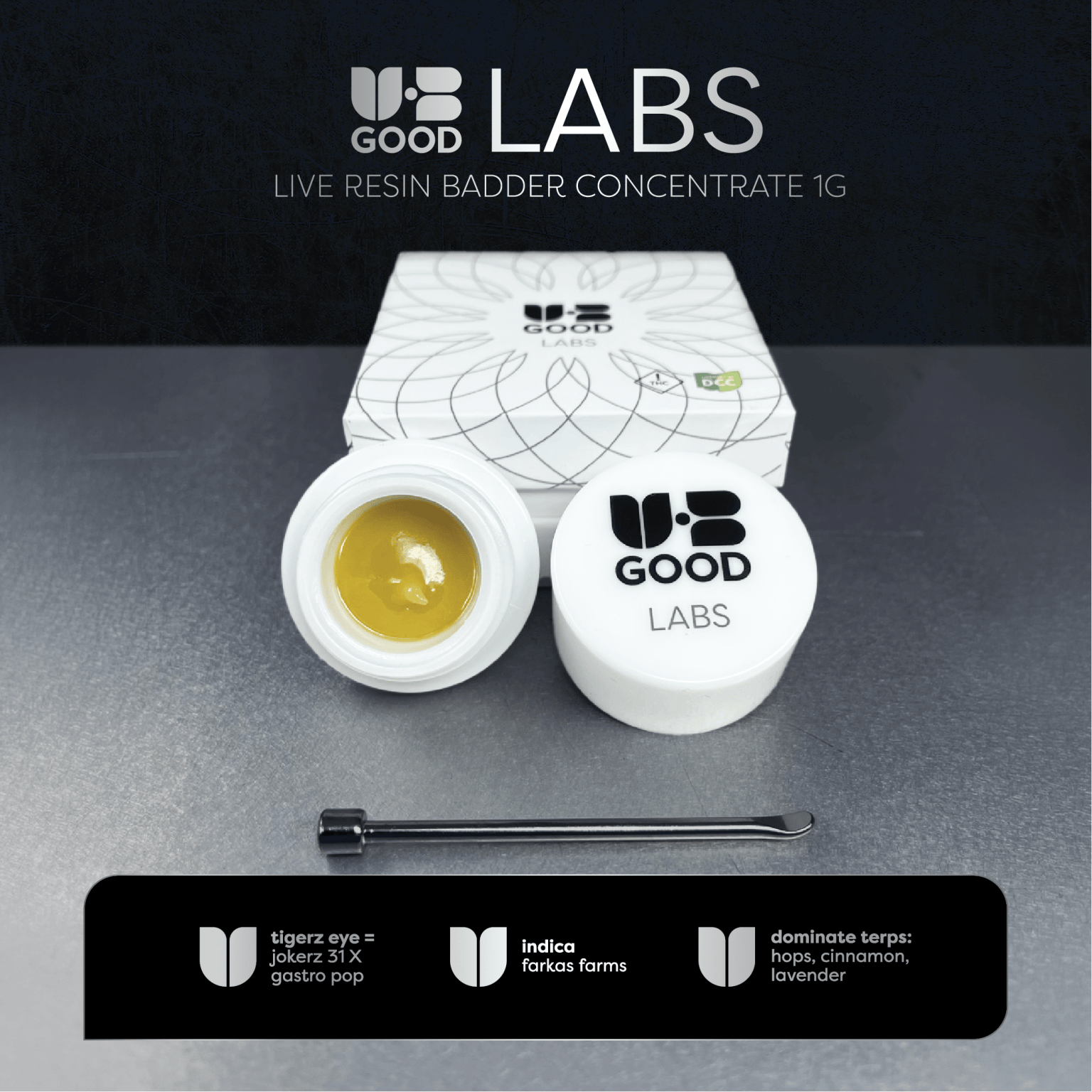 UB Good | Tigerz Eye | 1g Live Resin Badder