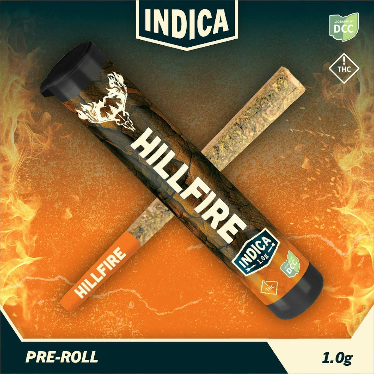 HillFire | Syrup & Spice | Indica | 1g Pre-roll