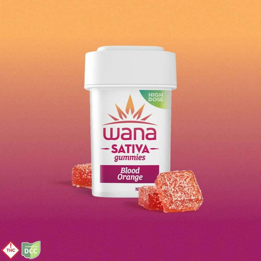 Wana | Blood Orange Gummies | Sativa | 300mg 10pc