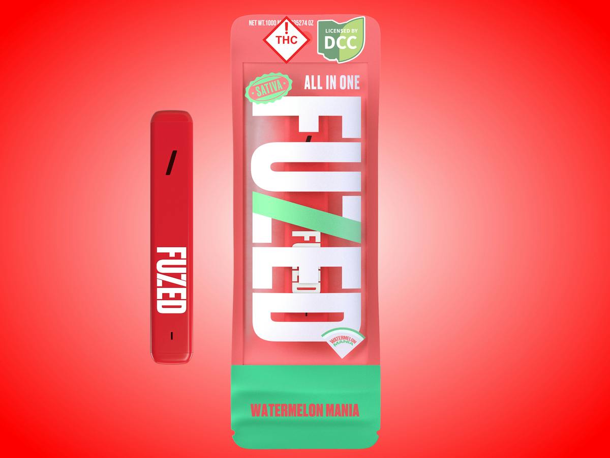 Fuzed | Watermelon | Sativa | 1g Disposable
