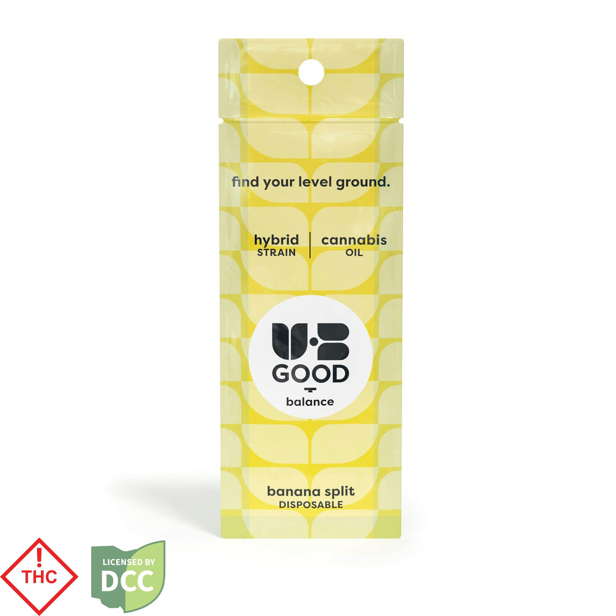 UB Good | Yellow Split | Hybrid | .5g Disposable