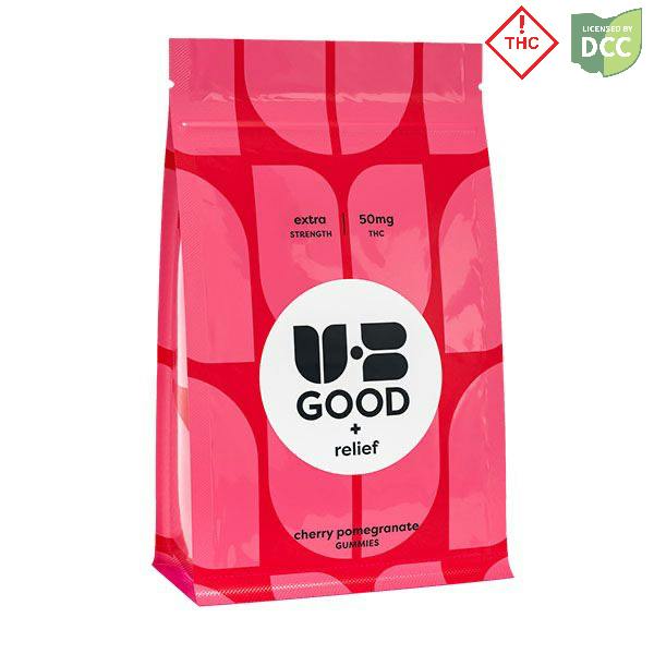 UB Good | Cherry Pomegranate Gummies | Hybrid | 500mg 10pc