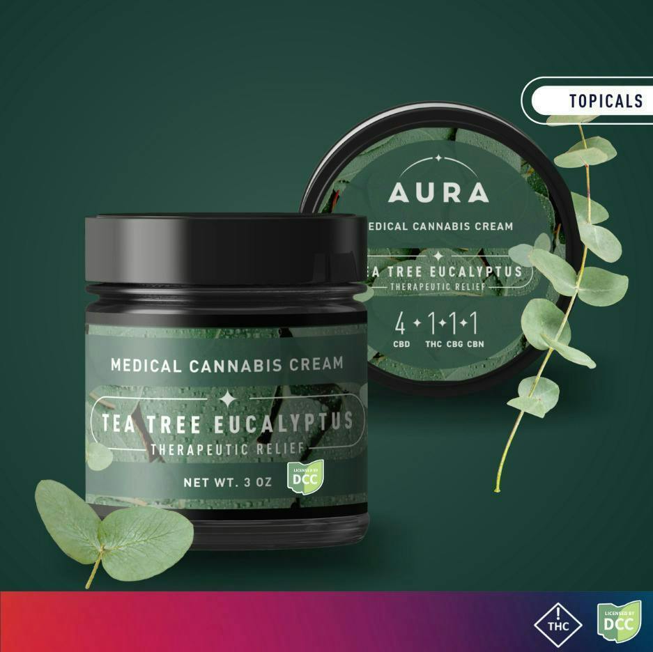 Aura | Tea Tree Eucalyptus Cream | 3fl oz