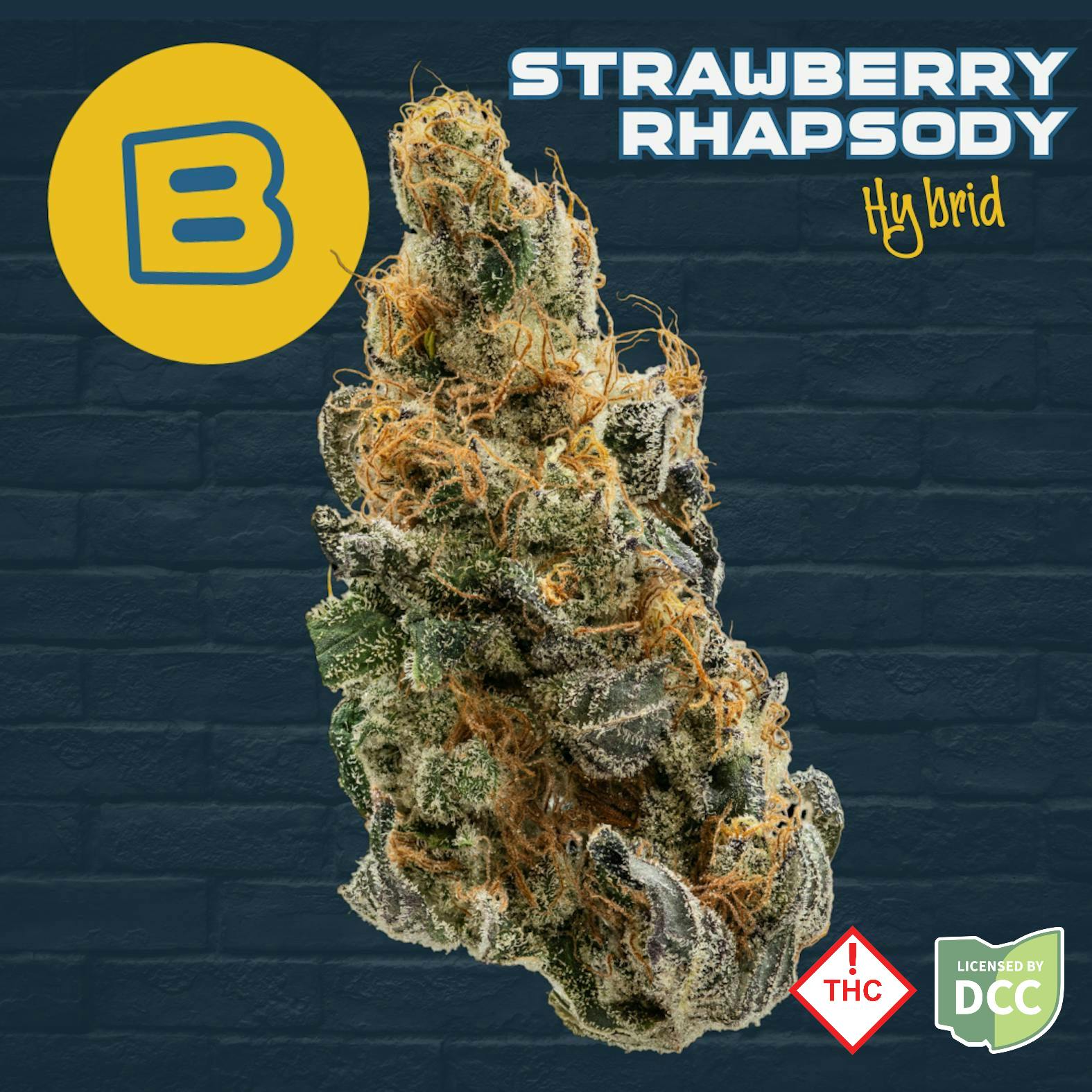 Buckeye Relief | Strawberry Rhapsody Hybrid | 14.15g