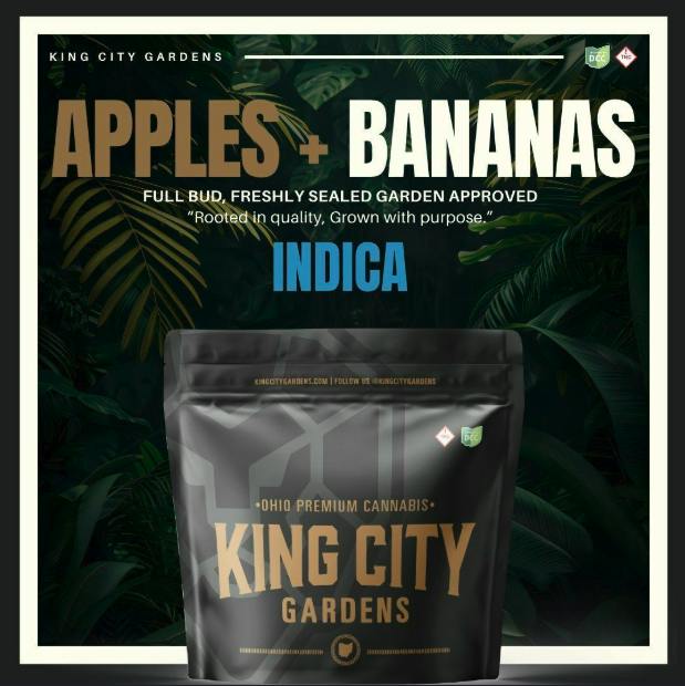 King City | Apples and Bananas Indica | 3.5g