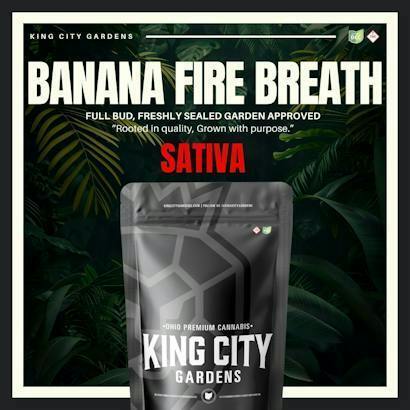 King City | Banana Fire Breath Sativa | 3.5g