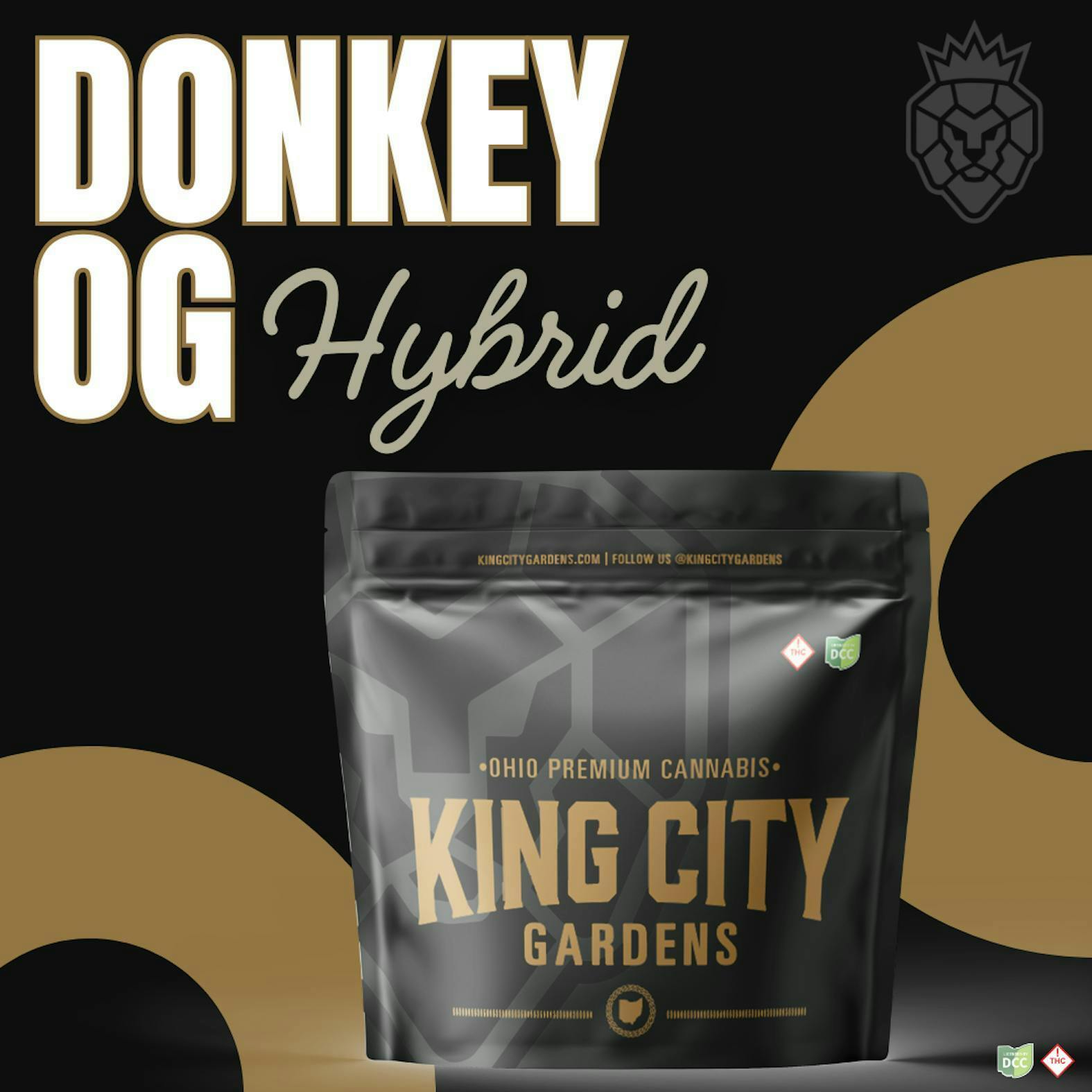 King City Gardens | Donkey OG Hybrid | Smalls | 3.5g