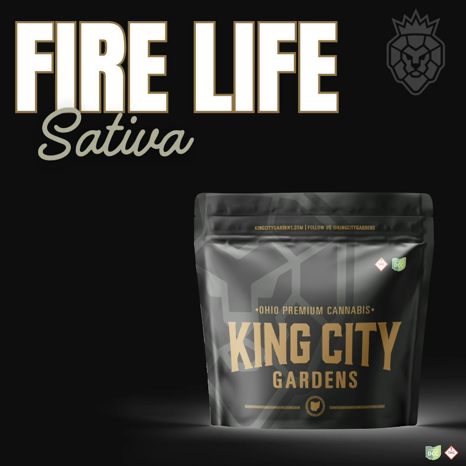 King City Gardens | Fire Life Sativa | 3.5g
