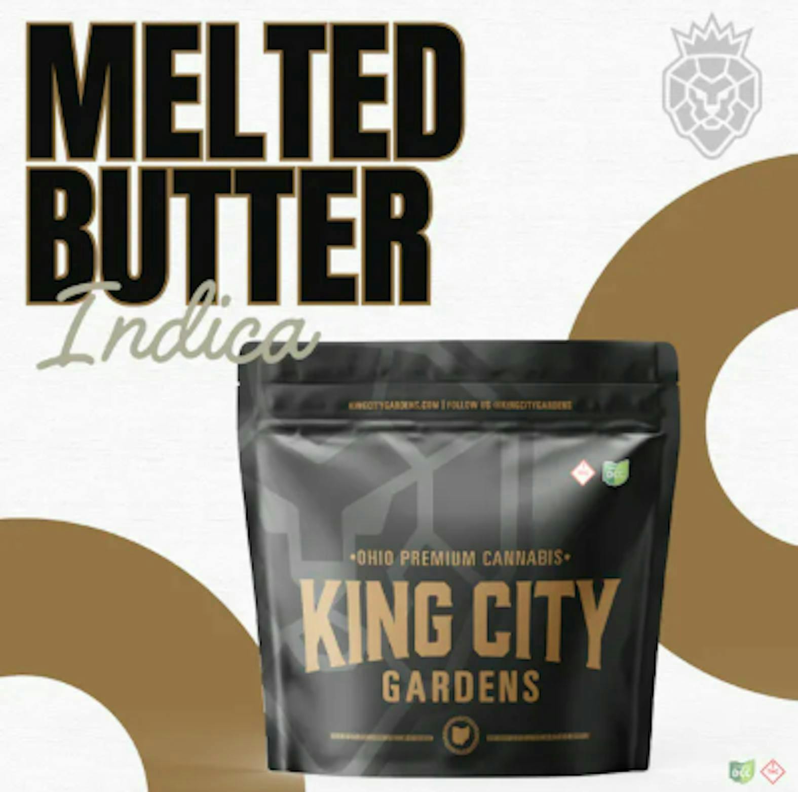King City Gardens | Melted Butter Indica | 3.5g