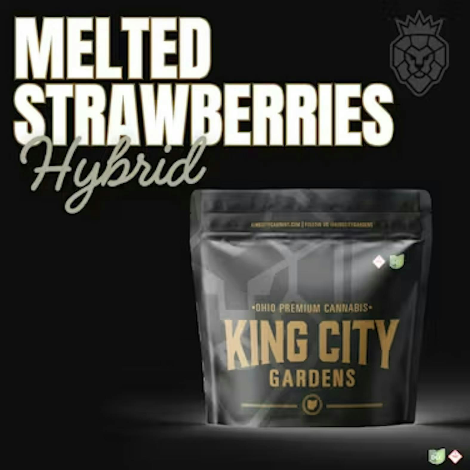 King City Gardens | Melted Strawberries Hybrid | 3.5g