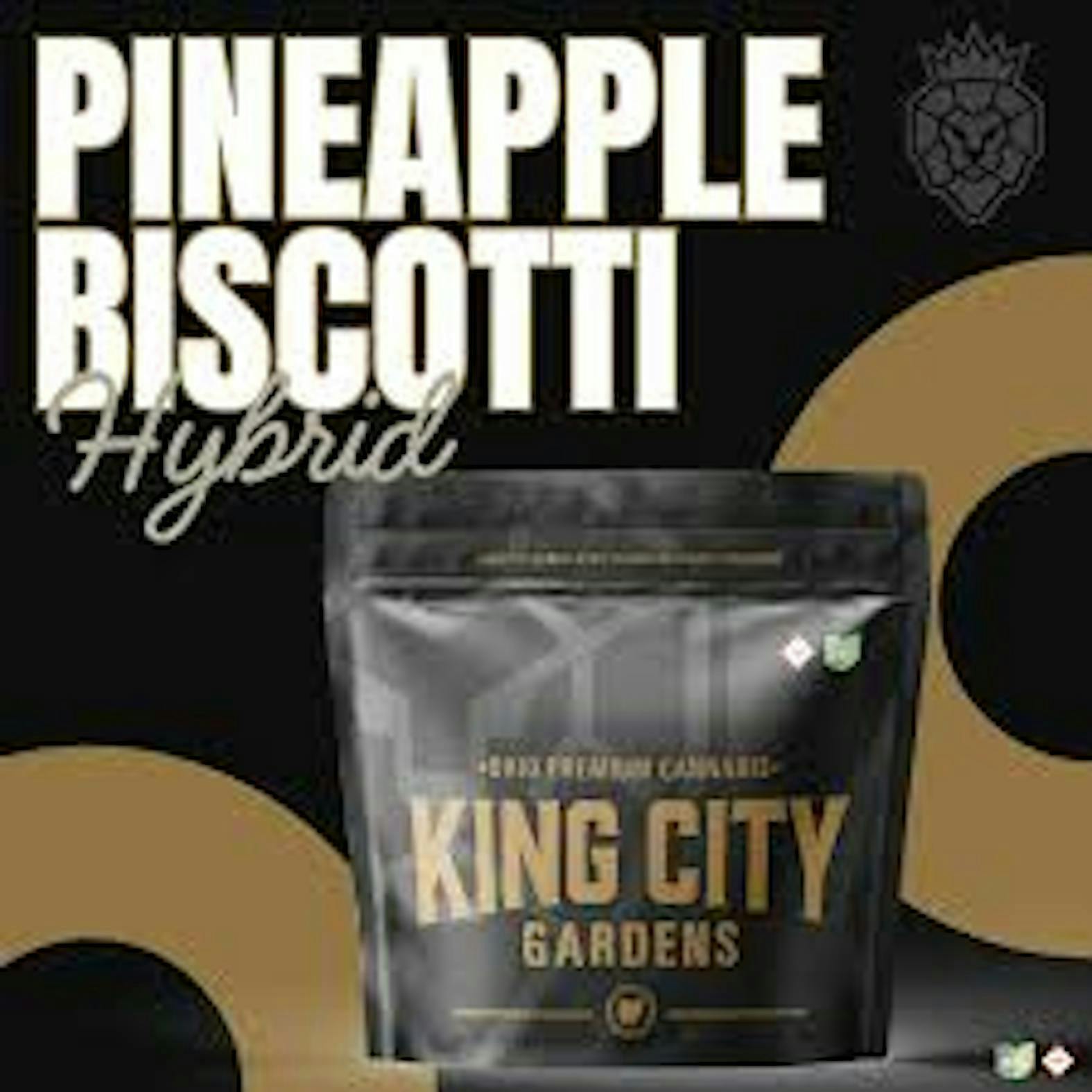 King City Gardens | Pineapple Biscotti Hybrid | 3.5g