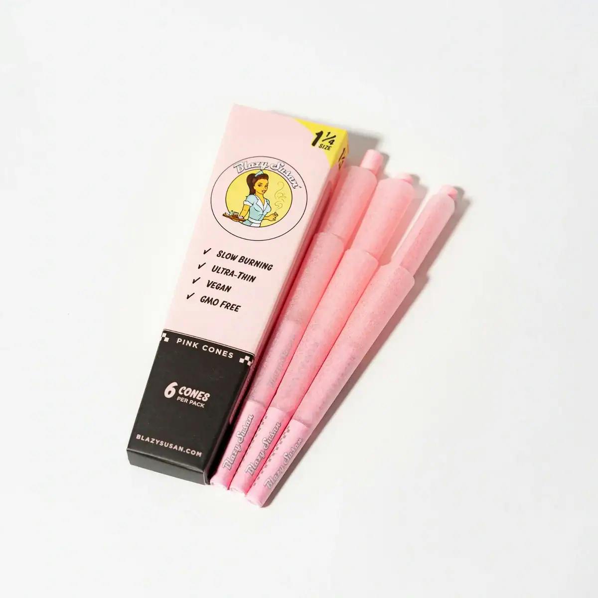Blazy Susan - Pink Cones, 78mm (1 1/4), 20 Cones