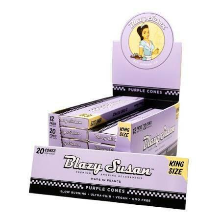 Blazy Susan - Purple Cones, 110mm (King), 20 Cones