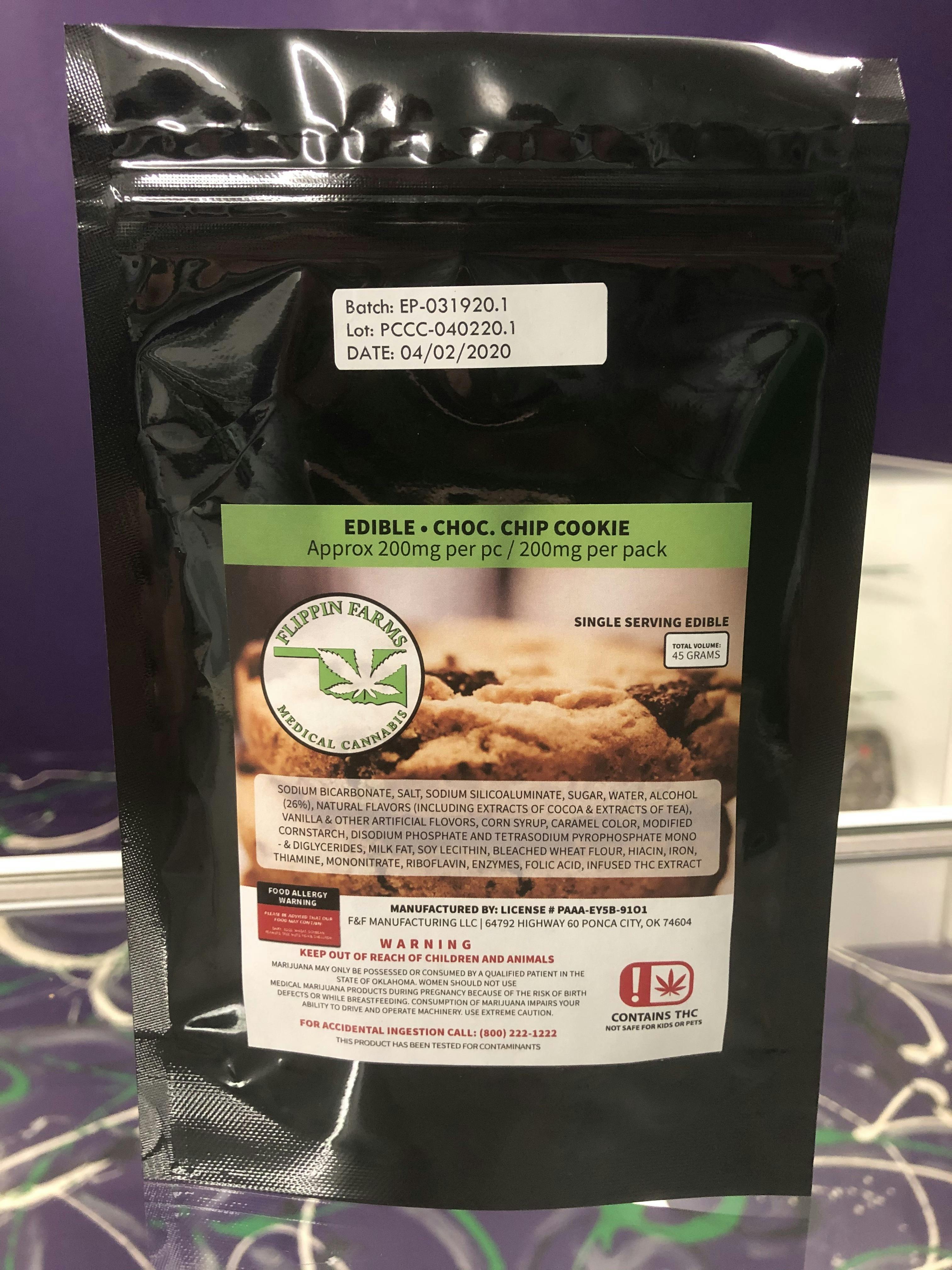 Flippin Farms 200mg Chocolate Chip Cookie