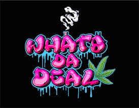 What's Da Deal Holographic Sticker