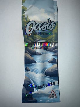 0.5g Live Hash Rosin Dispo- GMO (Oasis Refinery)