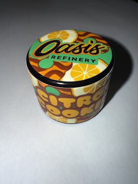 1g Live Hash Rosin- Citron Cookies (73-159u) (Oasis Refinery)