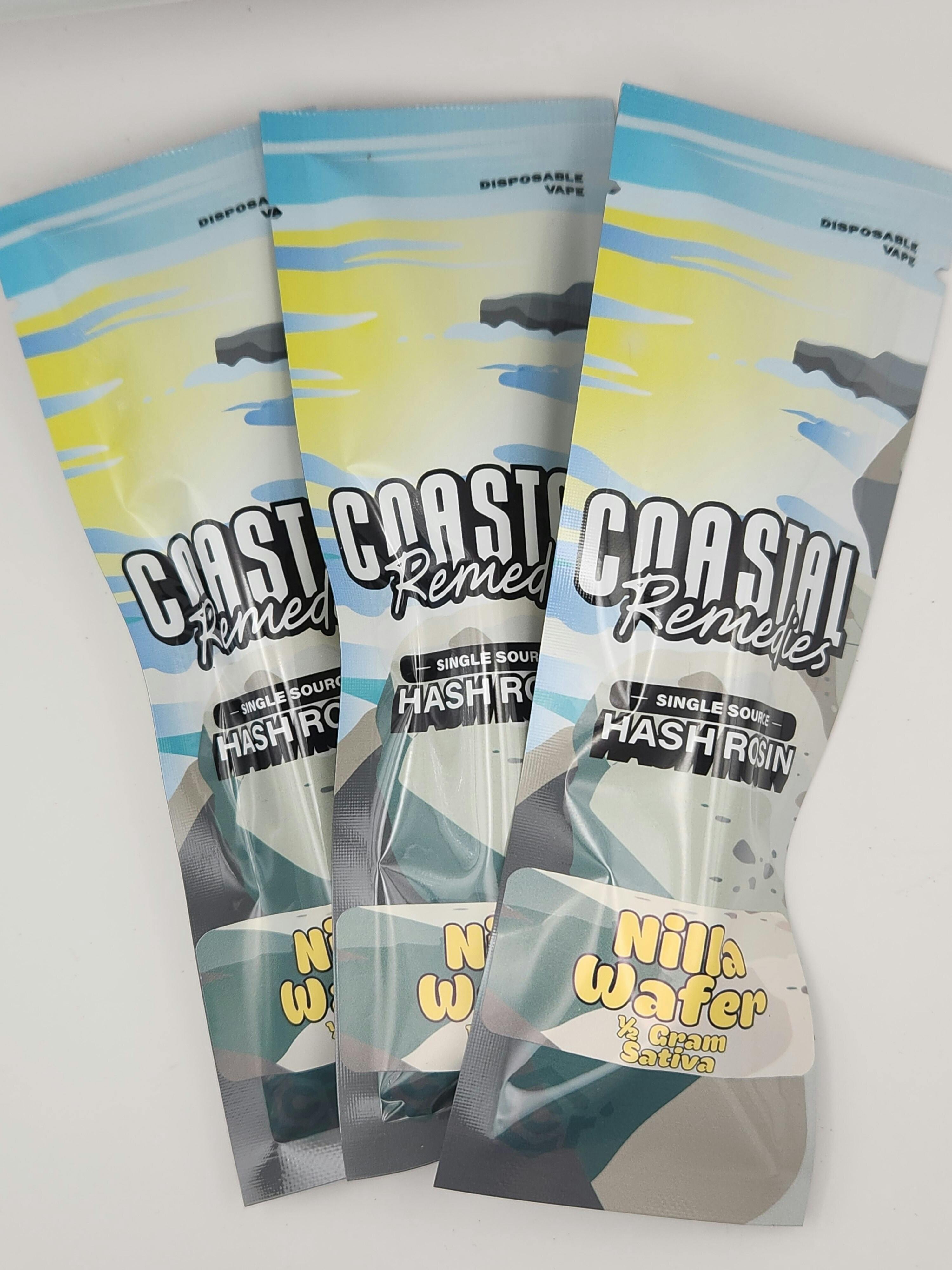 .5g Hash Rosin Dispo- Nilla Wafer (Sativa) (Coastal Remedies)