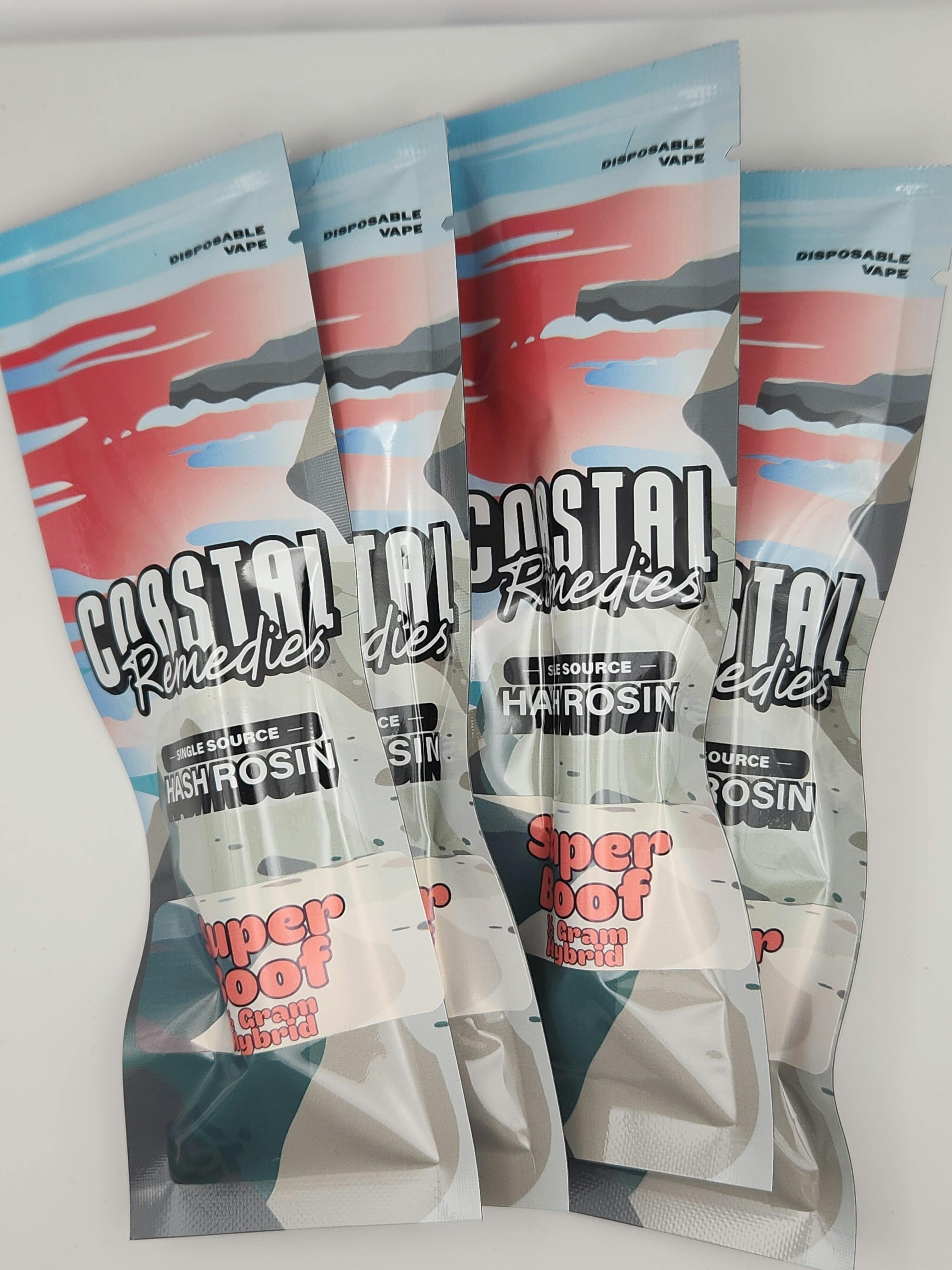 .5g Hash Rosin Dispo- Super Boof (Hybrid) (Coastal Remedies)