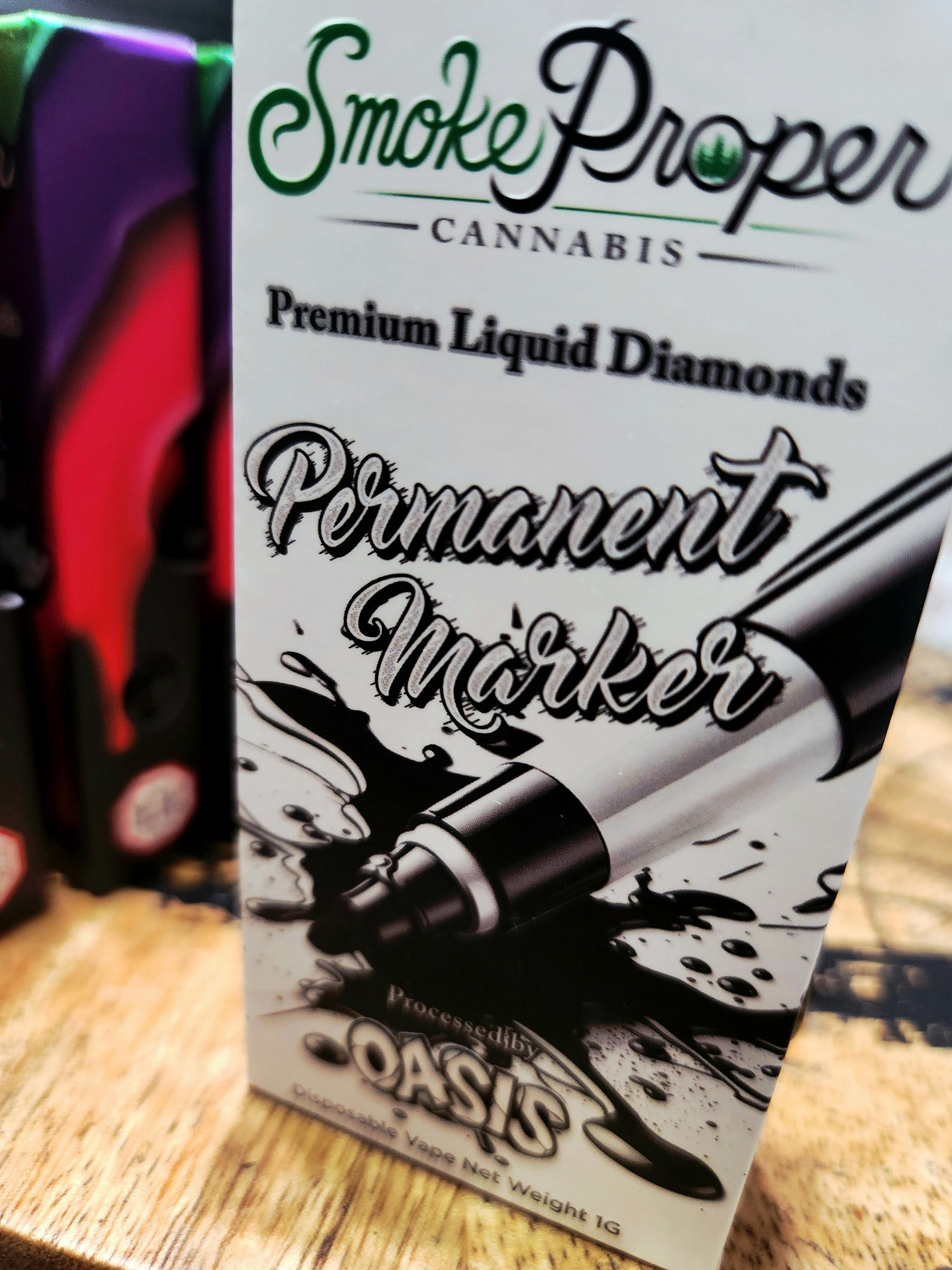 1g Liquid Diamonds Dispo- Permanent Marker (Smoke Proper)