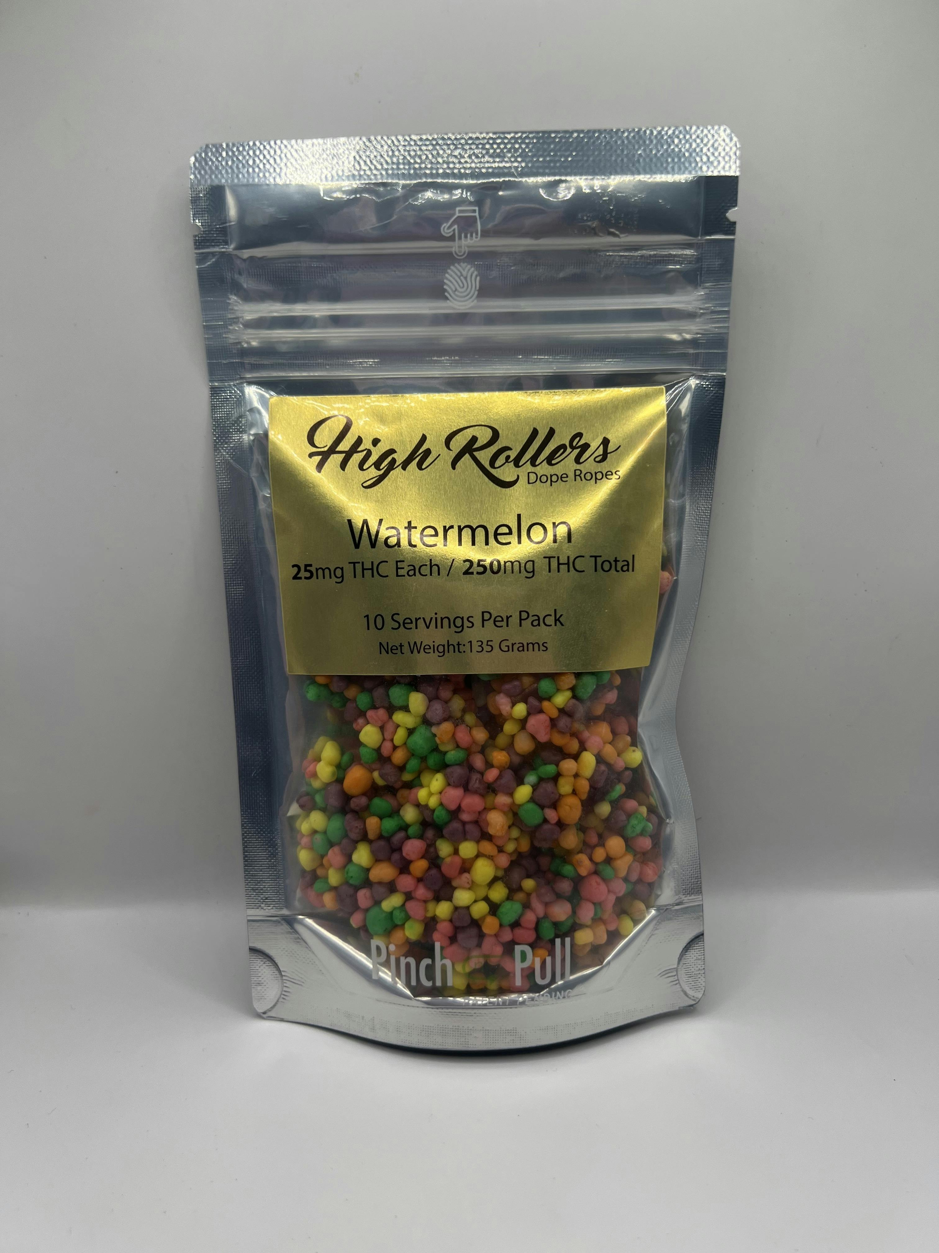 250mg Watermelon Nerd Ropes (High Rollers)