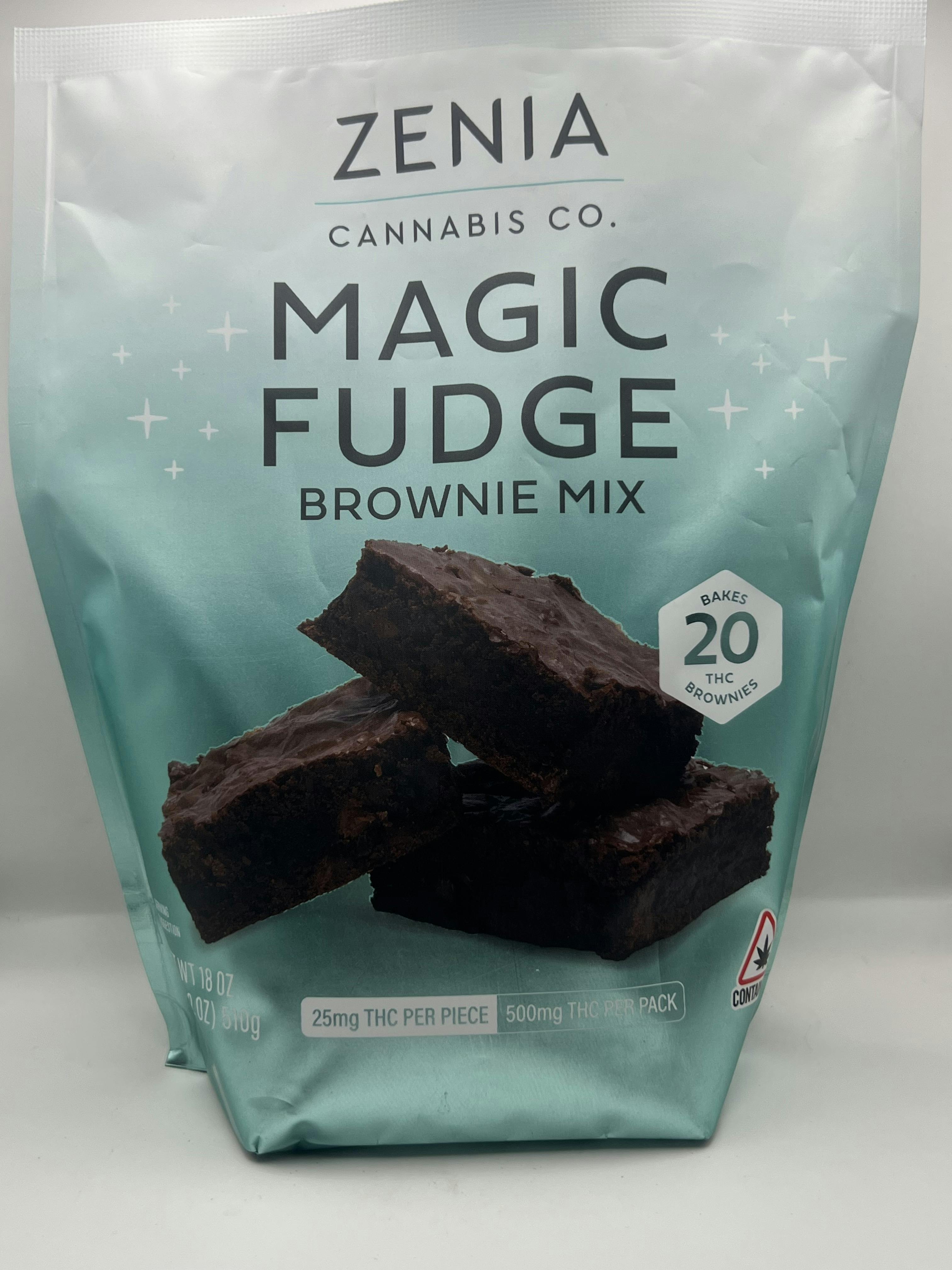 Magic Fudge Brownie Mix- 500mg (Zenia Cannabis Co.)