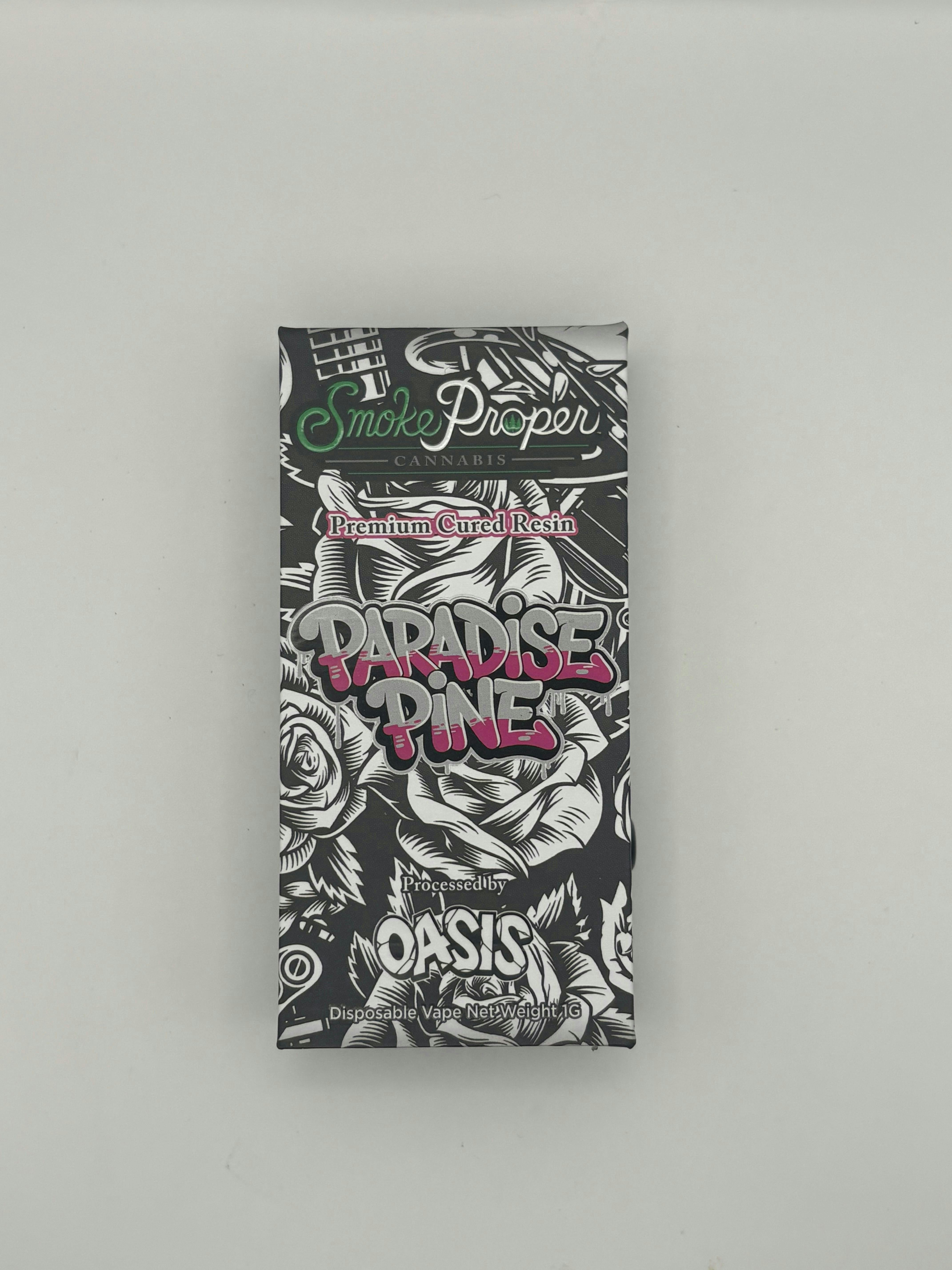 🆕 1g Cured Resin Dispo- Paradise Pine (Smoke Proper)