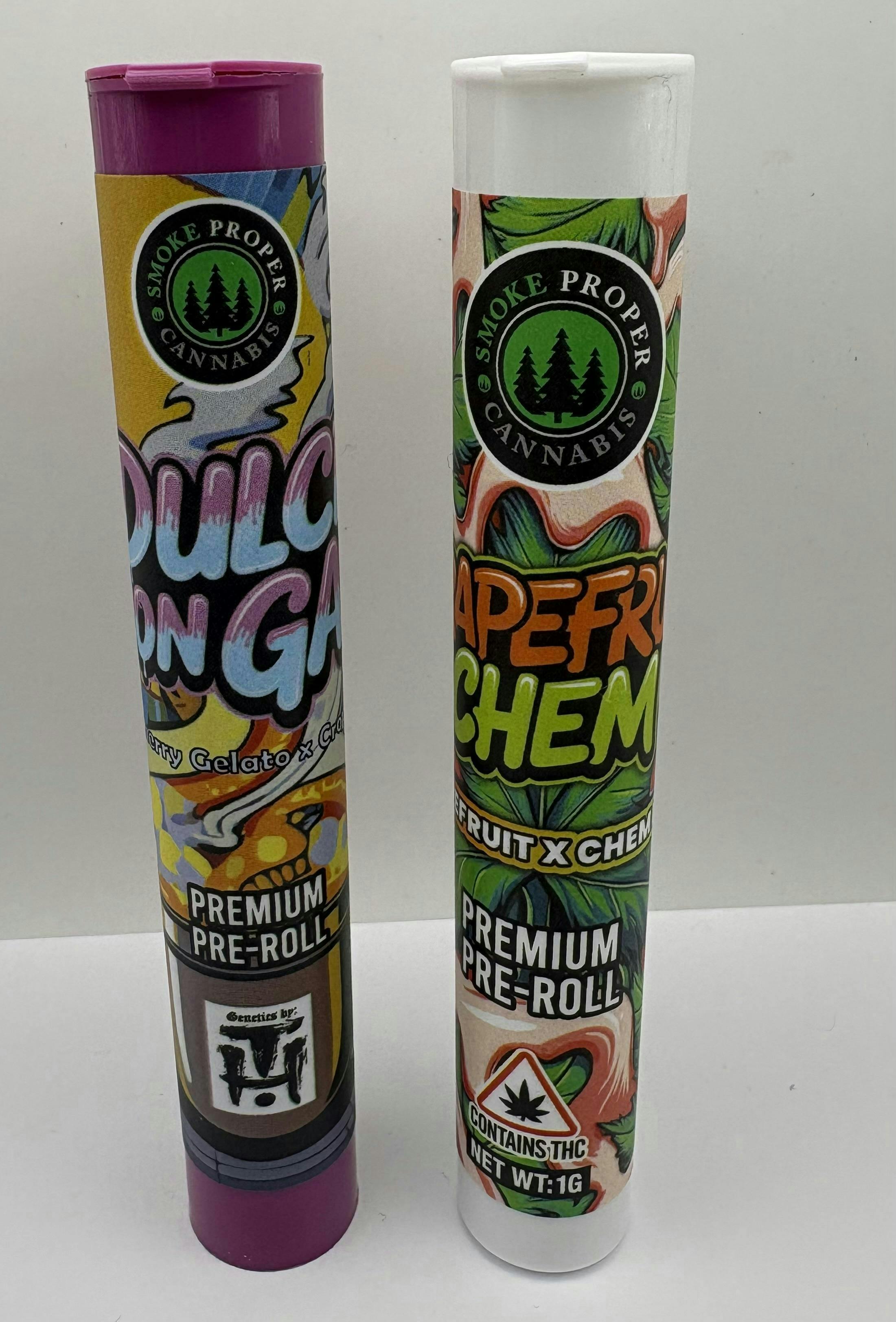 Dulce con Gas | 1g Preroll | Indica