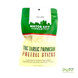 Motor City Cannabites: Garlic Parmesan Pretzel Sticks