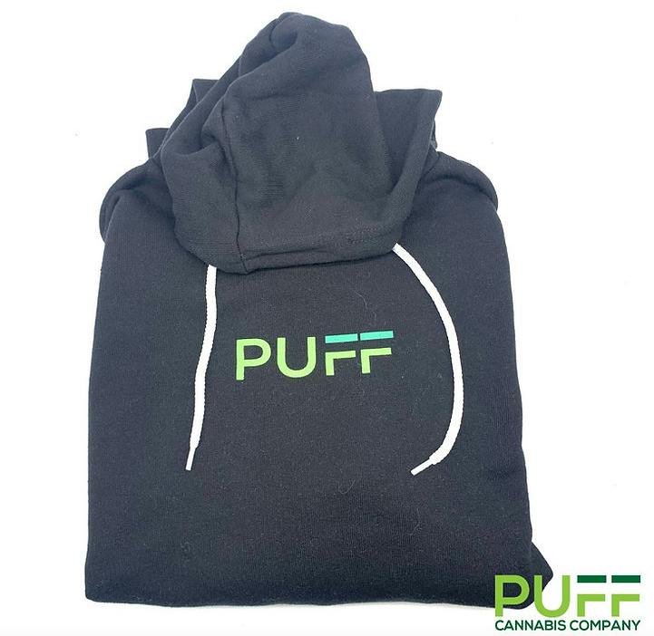 PUFF Hoodie Black No Strings