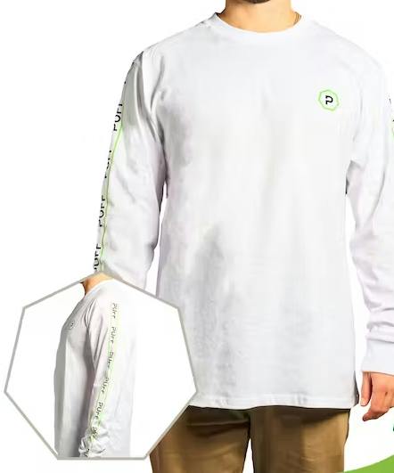 PUFF Long Sleeve White