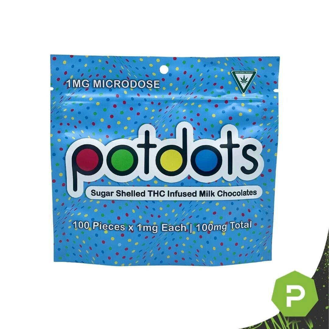 Potpots | 100mg Chocolate | Milk Chocolate Bites 100ct