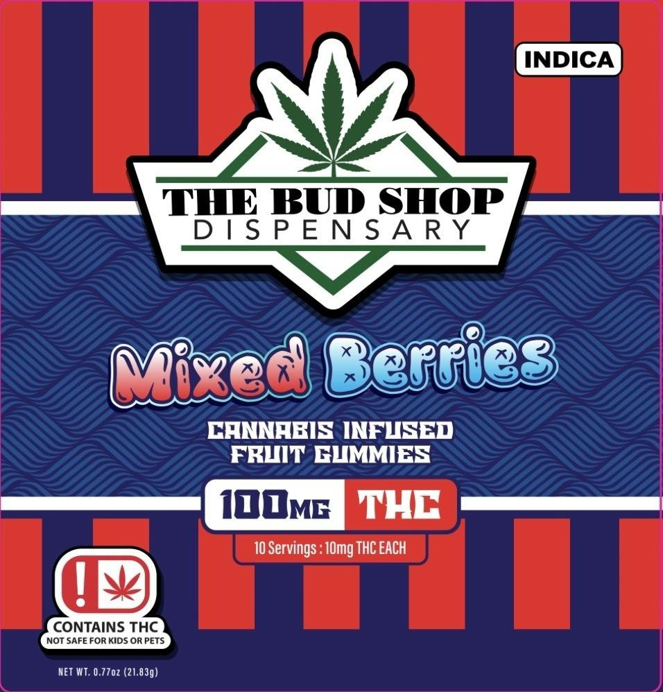 BUD SHOP Mixed Berry - 100mg
