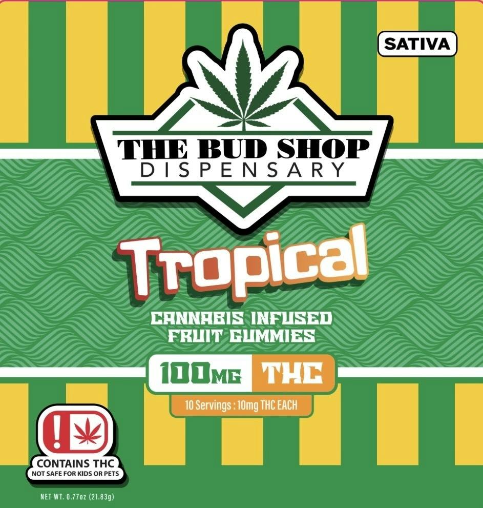 BUD SHOP Tropical - 100mg