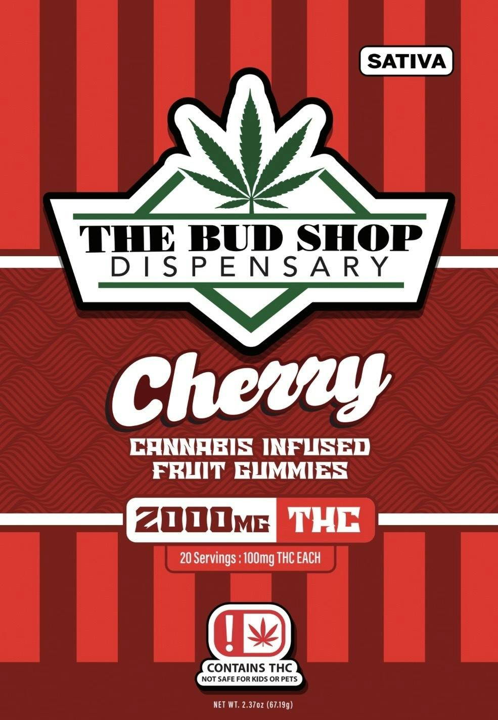 BUD SHOP Cherry - 2000mg