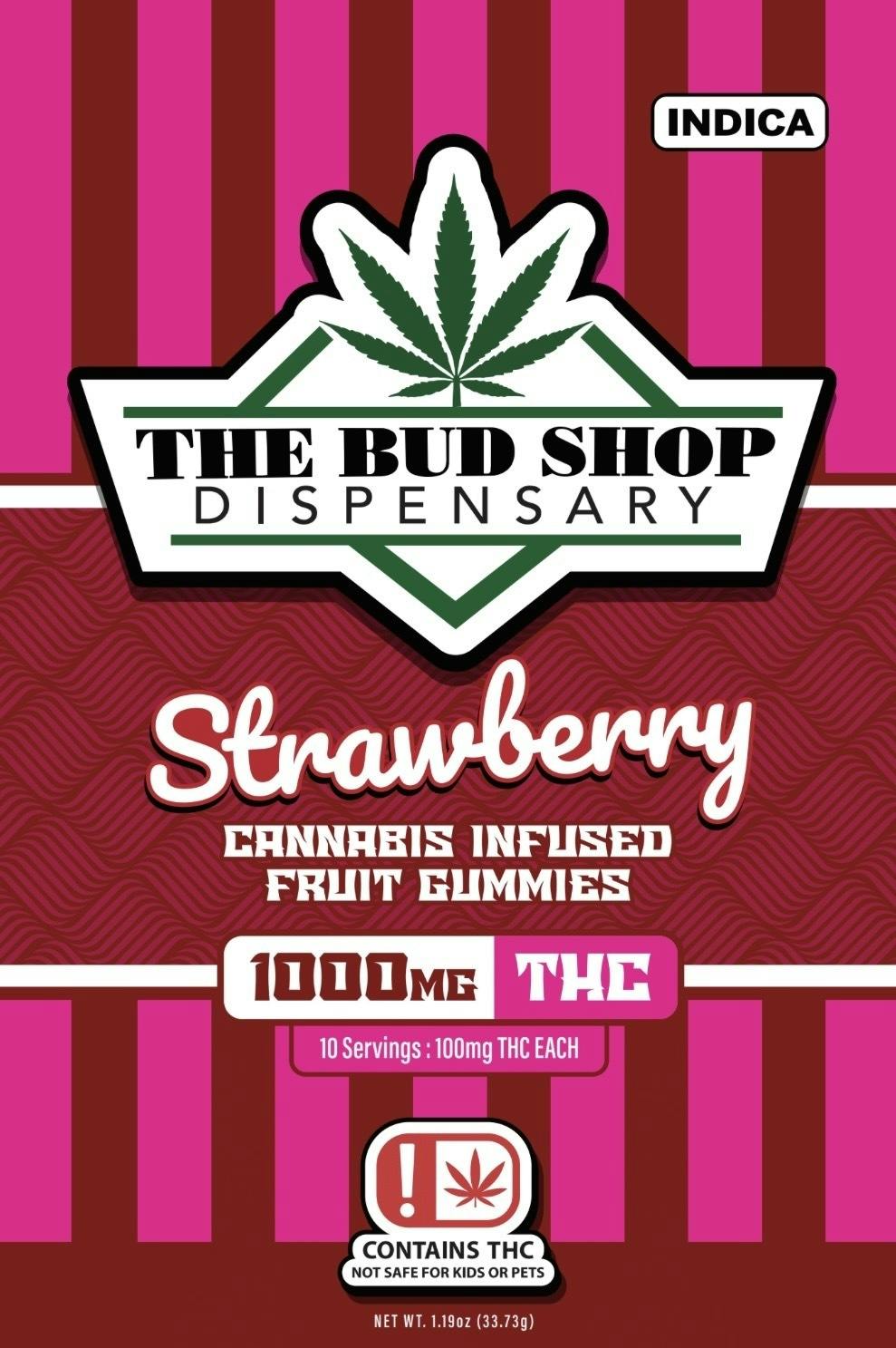 BUD SHOP Strawberry GUMMIES