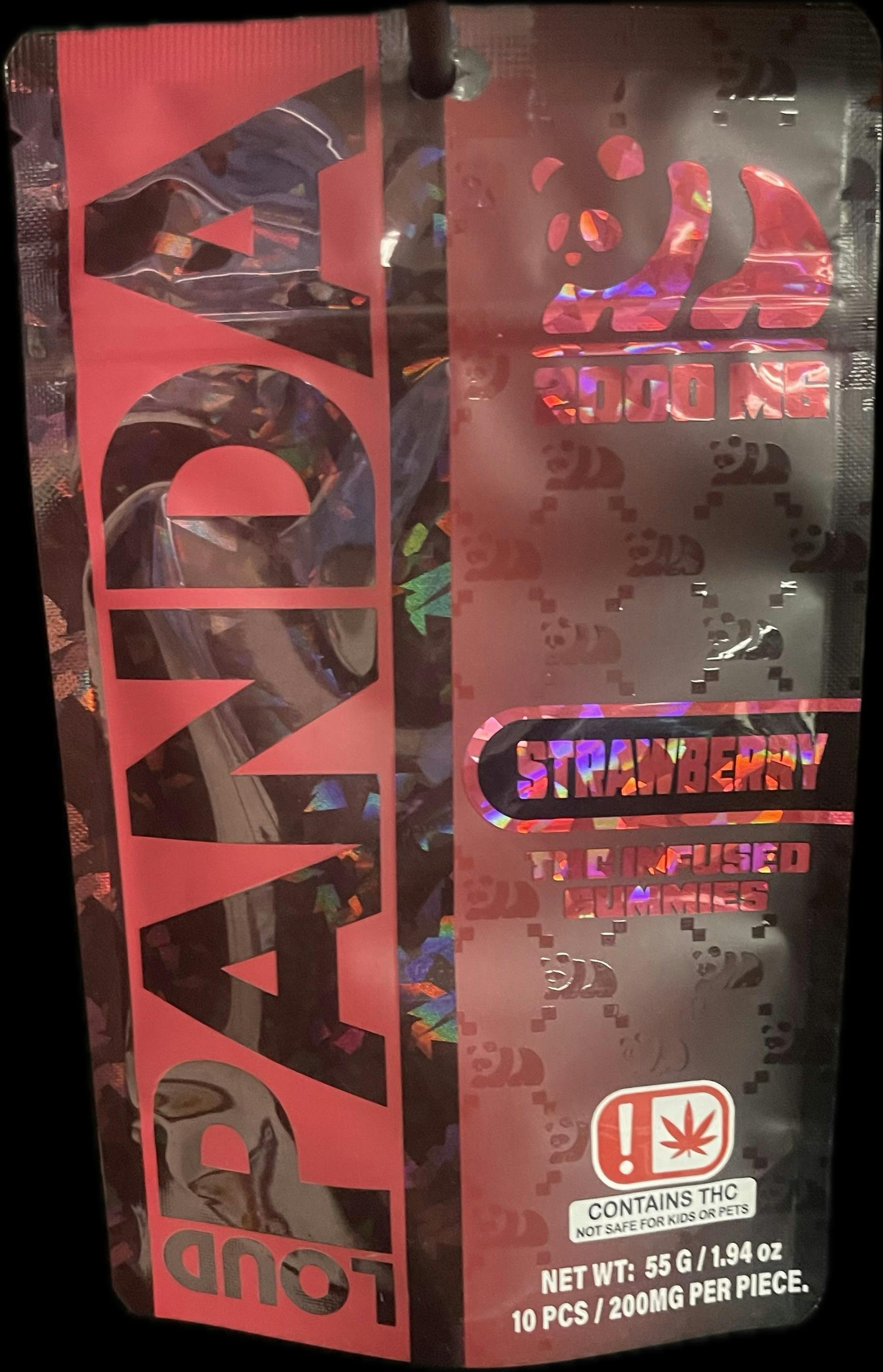 Strawberry Gummies | 2000mg | 10ct | 200mg/ea by Loud Panda