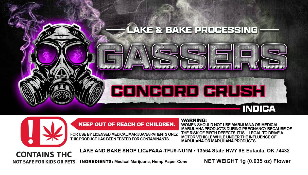 GASSERS SINGLE PRE-ROLL CONCORD CRUSH