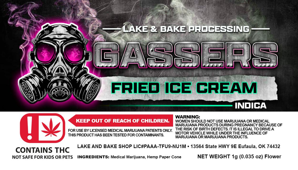 GASSERS SINGLE PRE-ROLL FRIED ICE CREAM at Medical man wellness Dispensary
