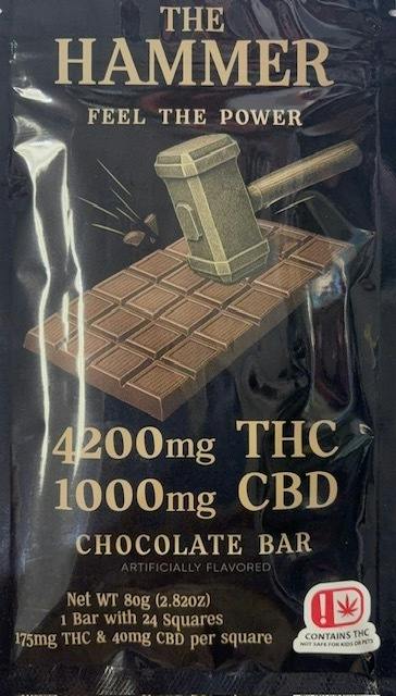 THE HAMMER 4200MG CHOCOLATE BAR