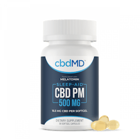 zCBD - cbdMD - Capsules - cbdPM Sleep Aid - 500mg
