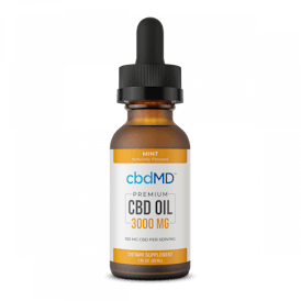 zCBD - cbdMD - Tincture - 3000mg - Mint