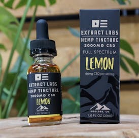 zCBD - Extract Labs - Tincture - 2000mg - Lemon