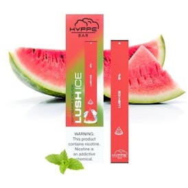 Nicotine Vapes - Hyppe Bar - Lush Ice watermelon 5% 1.3ml Disposable