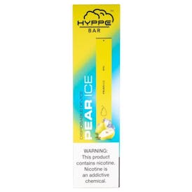 Nicotine Vapes - Hyppe Bar - Pear Ice 5% 1.3ml Disposable