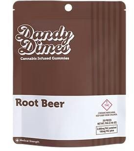 Dandy Dimes - Root Beer Gummies 2000mg