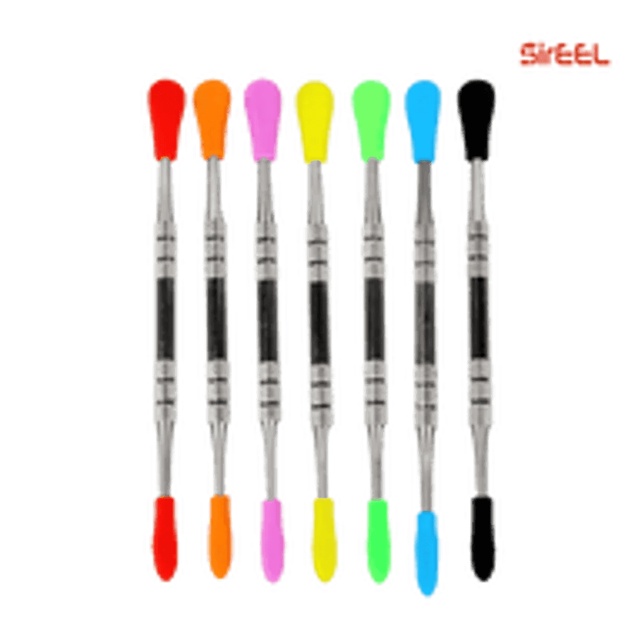 Metal Dabber with Silicone Tips, Large, 120mm, Assorted Colors