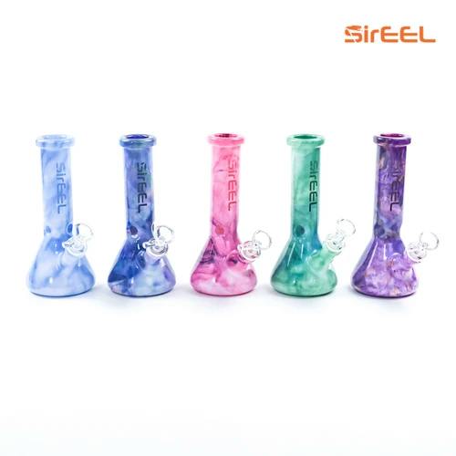 SirEEL - 10" UV Beaker Bong with Flower Bowl, Assorted Colors