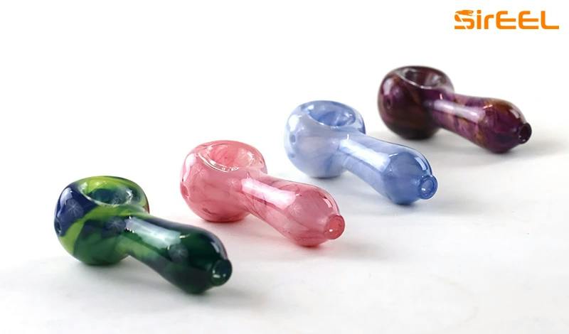 SirEEL - 4" MirageStone Spoon Pipe, Assorted Colors